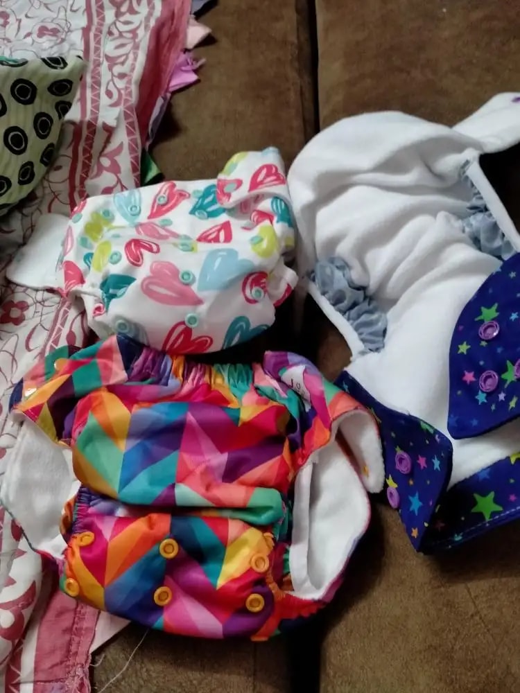 Adjustable Washable & Reusable Cloth Diaper With Absorbent Insert Pad (3M-3Y) | Oeko-Tex Certified | Prevents Rashes - Rainbow & Jungle - Pack of 2