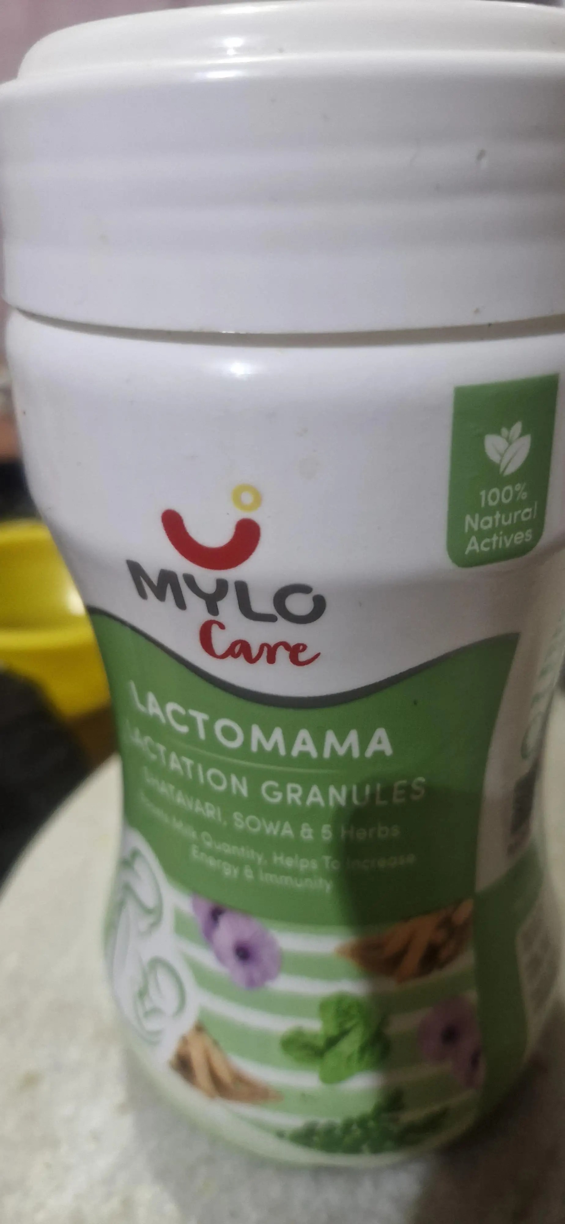 Mylo LactoMama ™ | With Shatavari, Sowa & 5 herbs | Natural Supplement for Boosting Breast Milk | 100% Natural Ingredients | 300g | Pack of 2 | Elaichi