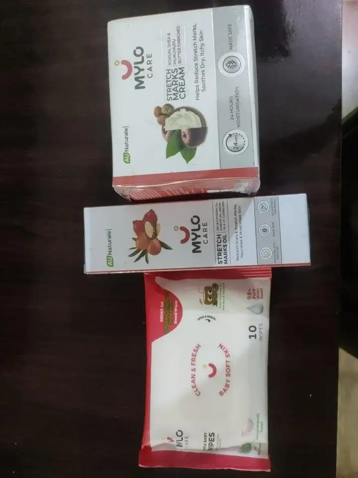 Stretch Marks Kit - Removes Scars | Made with Natural Ingredients | Tightens Skin - (Stretch Mark Oil - 100 ml, Stretch Marks Cream - 100ml)
