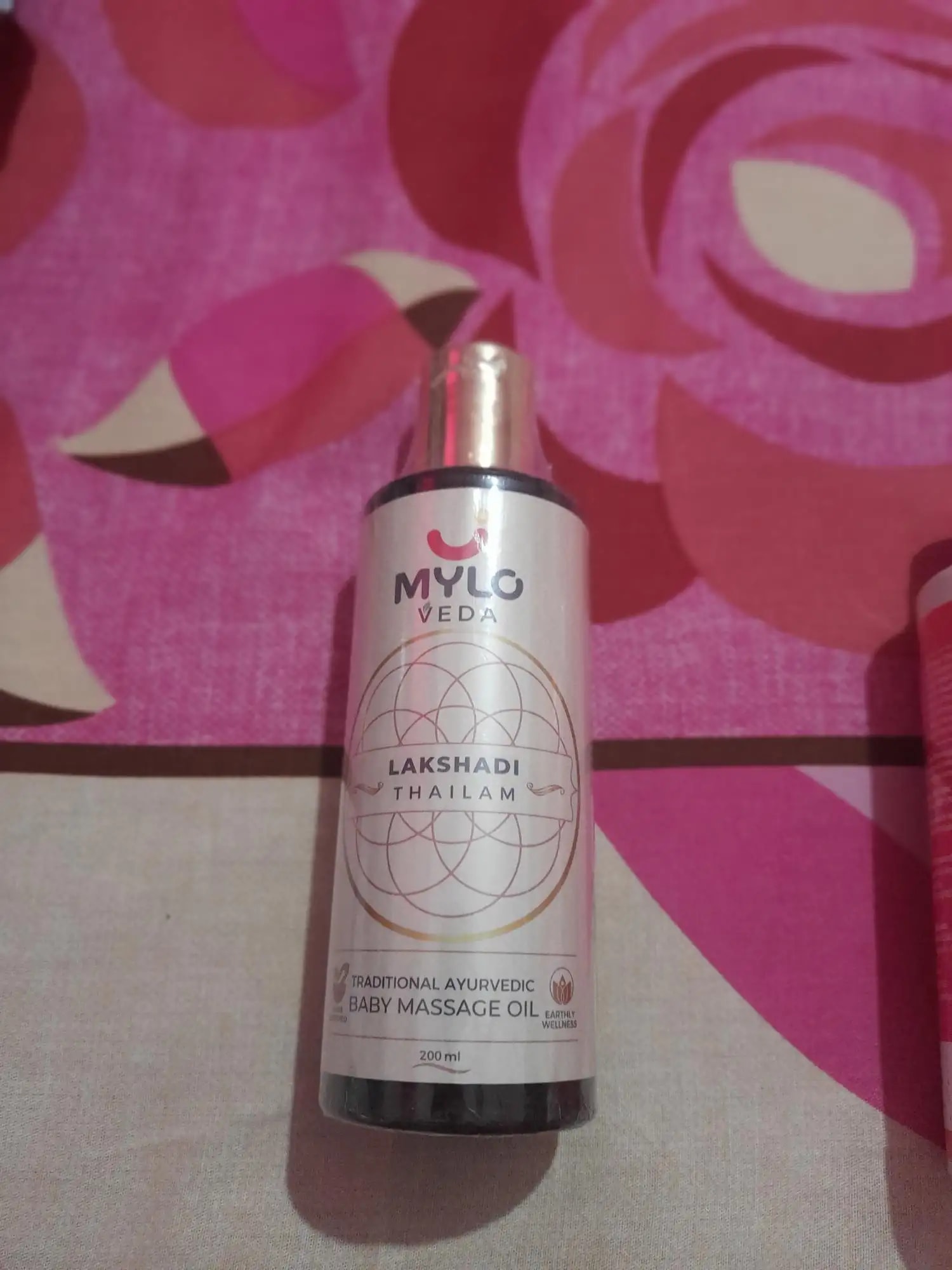 Mylo Herb Enriched Baby Massage Oil - 200 ml | Dermatologically Tested | Made Safe Certified | Nourishes Skin | Strengthens Immunity | Ayurvedic Preparation