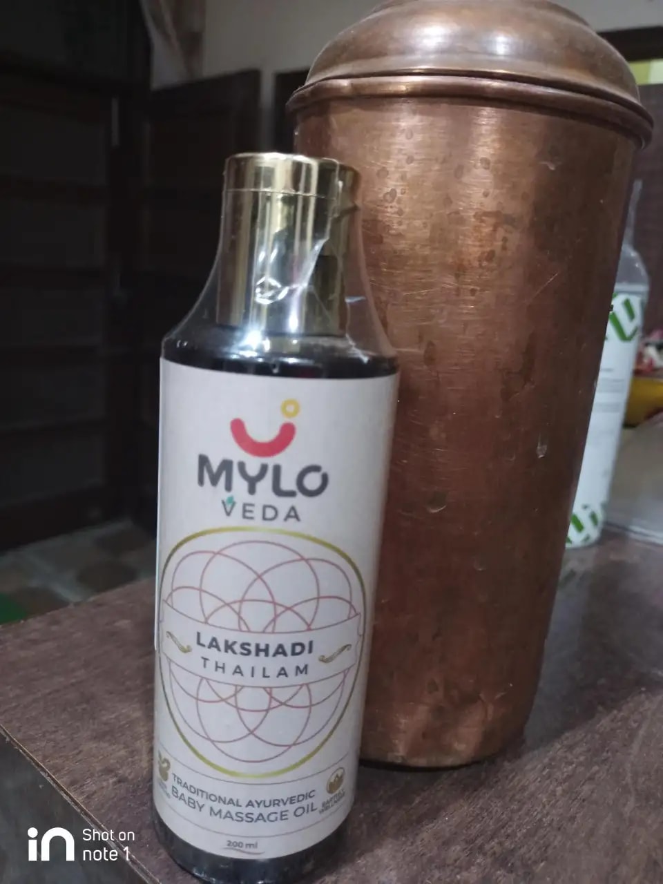 Mylo Herb Enriched Baby Massage Oil - 200 ml | Dermatologically Tested | Made Safe Certified | Nourishes Skin | Strengthens Immunity | Ayurvedic Preparation