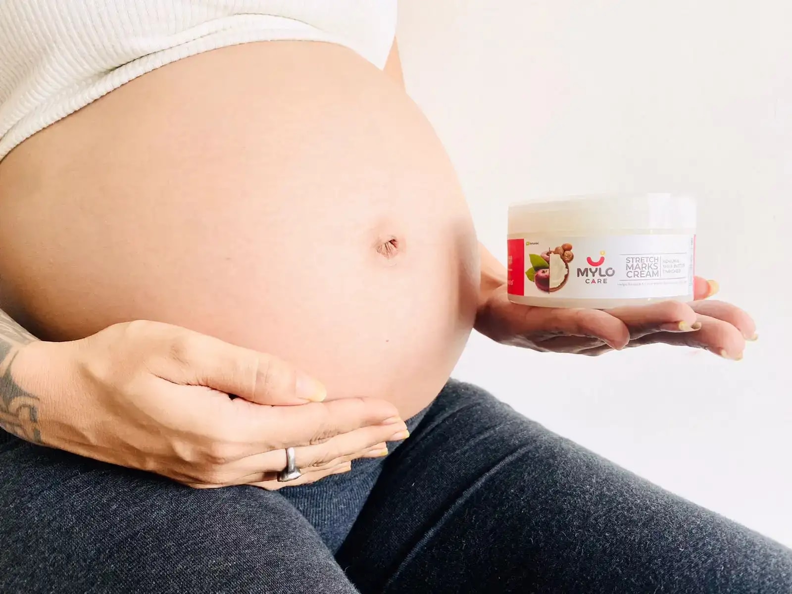 Stretch Marks Cream for Women - Clinically Proven | Removes Stretch Marks | Made Safe Certified | Safe During Pregnancy & Breastfeeding (100gm)