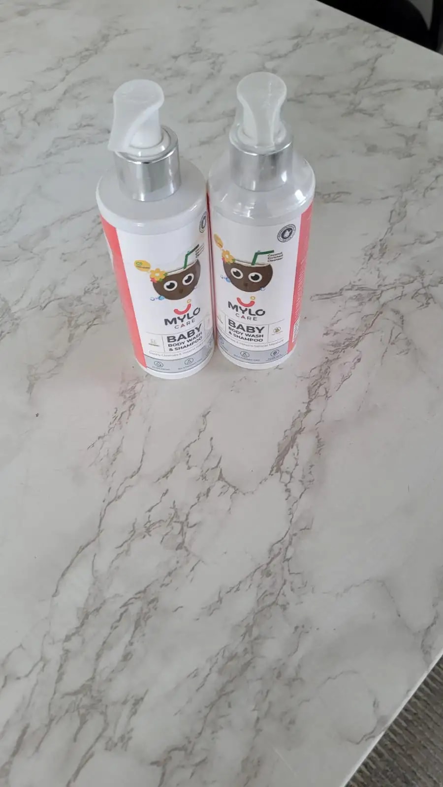 Baby Shampoo and Body Wash | Gentle Cleansing Head-to-Toe | Tear Free Formulation | Retains Natural Moisture | Dermatologically Tested | Made Safe Certified- 200 ml - Pack of 2