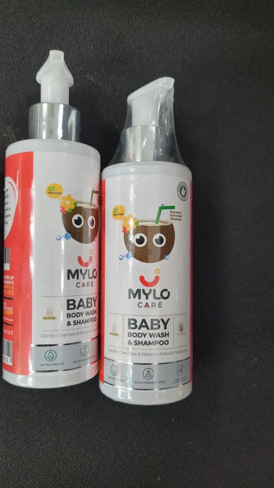 Baby Shampoo and Body Wash | Gentle Cleansing Head-to-Toe | Tear Free Formulation | Retains Natural Moisture | Dermatologically Tested | Made Safe Certified- 200 ml - Pack of 2