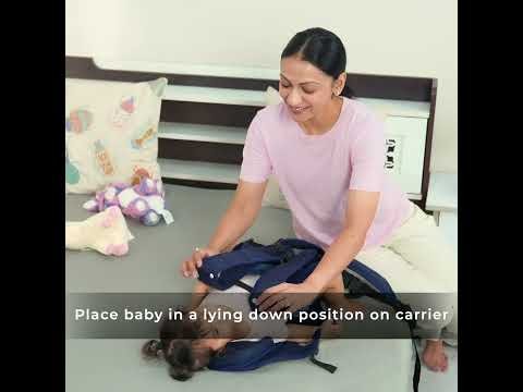 Premium 3 in 1 Comfortable & Adjustable Baby Carrier (6 - 15 Months) - Grey