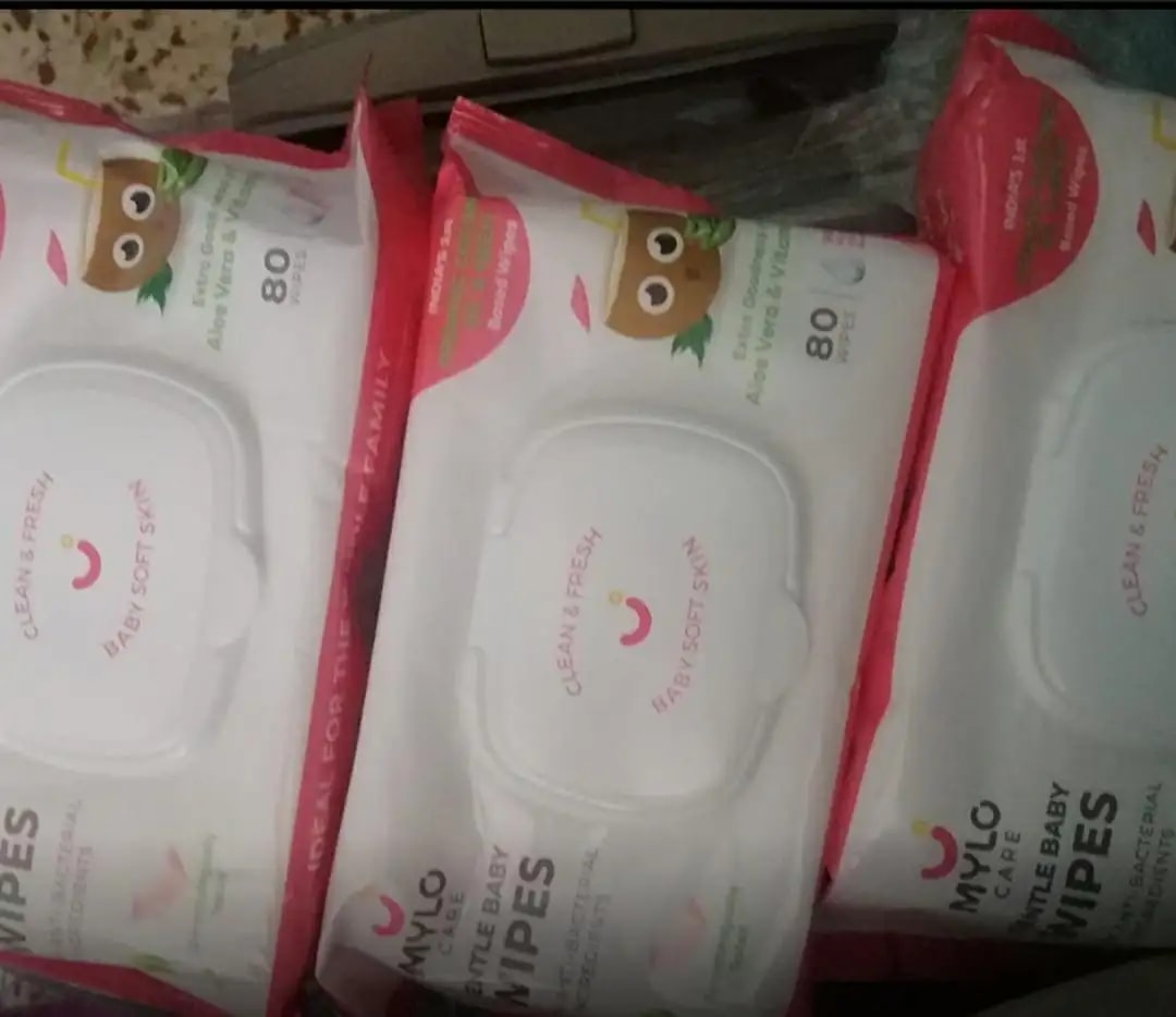 Gentle Baby Wipes With Lid - Organic Coconut Oil, Neem, Aloe Vera and Vitamin E | 98% Pure Water | Dermatologically Tested (Pack of 3) - 72 Wipes Per Pack