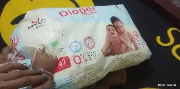Baby Diaper Pants Small (S) Size 4-8 kgs (42 count) Leak Proof | Lightweight | Rash Free | 12 Hours Protection | ADL Technology (Pack of 1)