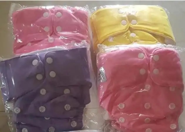 Adjustable Washable & Reusable Cloth Diaper With Dry Feel, Absorbent Insert Pad (3M-3Y) | Oeko-Tex Certified | Prevents Rashes - Assorted Colors - Pack of 4