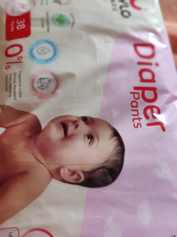 Baby Diaper Pants Small (S) Size 4-8 kgs (42 count) Leak Proof | Lightweight | Rash Free | 12 Hours Protection | ADL Technology (Pack of 1)