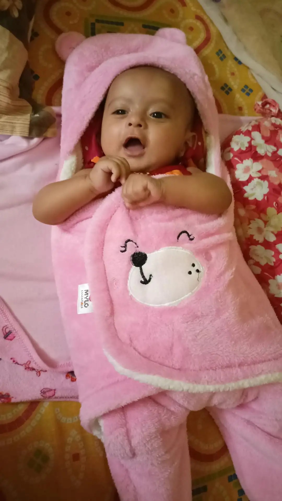 Baby Wrapper for New Born | Baby Swaddling Wrapper | 4-in-1 All Season AC Blanket cum Sleeping Bag for Baby 0-6 Months - Light Pink & Mint Green