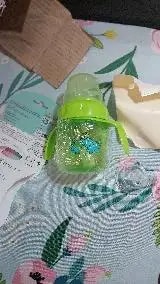 Baby Sipper | 2-in-1 Convertible Sipper with Spout & Straw | Sipper Bottle for Kids - 150ml - BPA-Free (Green)