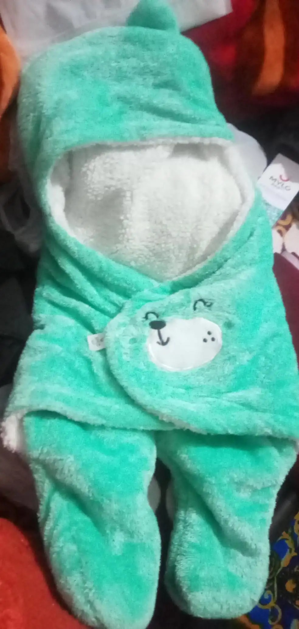Baby Wrapper for New Born | Baby Swaddling Wrapper | 4-in-1 All Season AC Blanket cum Sleeping Bag for Baby 0-6 Months - Light Pink & Mint Green