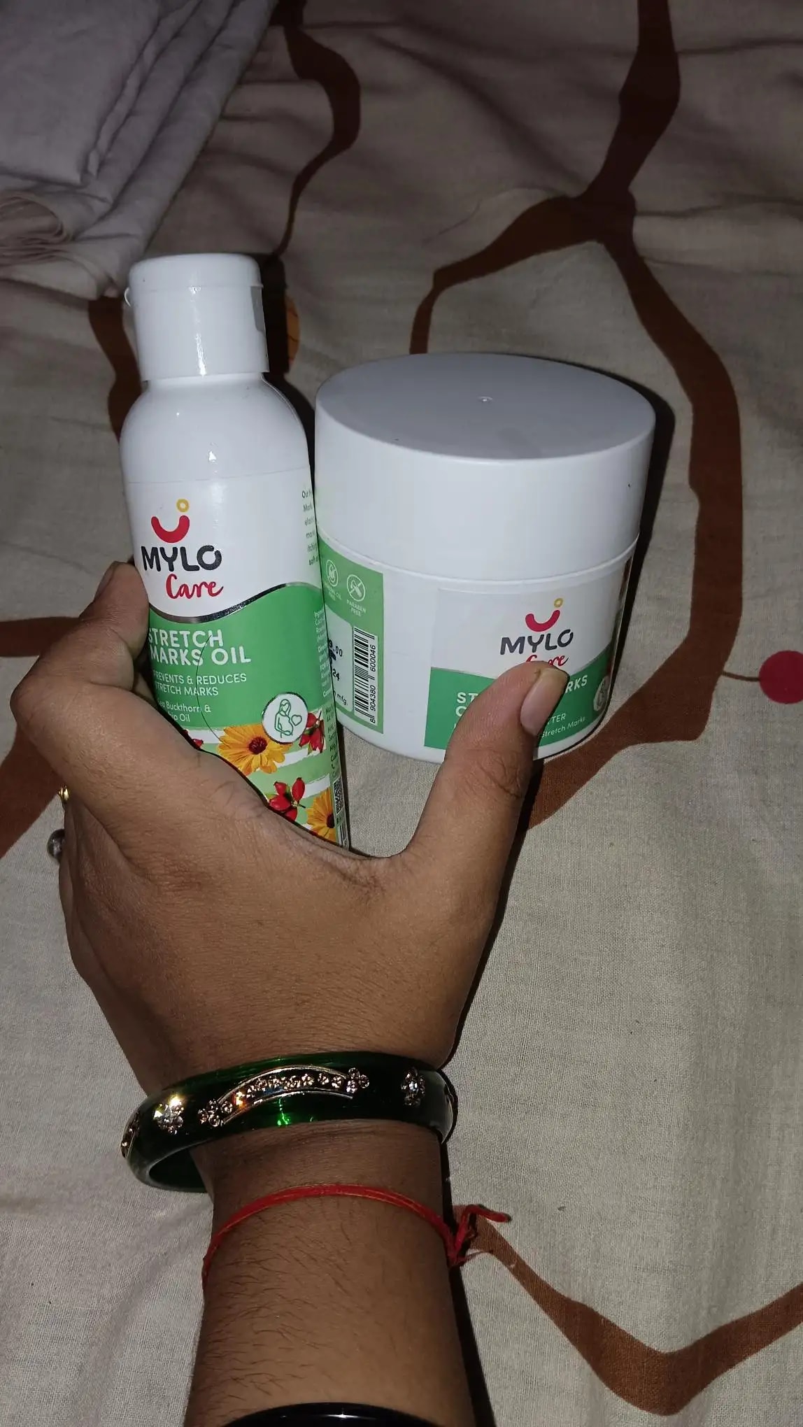 Stretch Marks Kit - Removes Scars | Made with Natural Ingredients | Tightens Skin - (Stretch Mark Oil - 100 ml, Stretch Marks Cream - 100ml)
