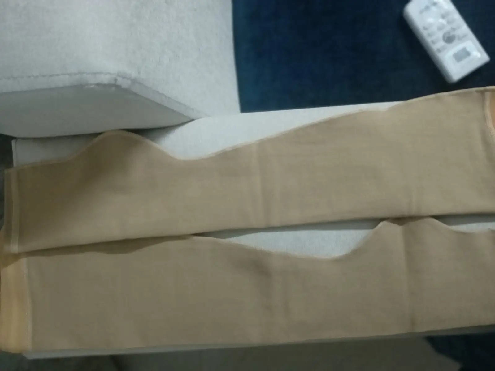 Open Toe Compression Stockings - Knee Length (M)