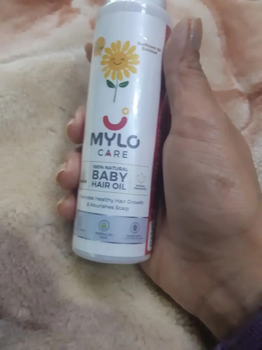 Baby Hair Oil 100 ml | Dermatologically Tested | Made Safe Australia Certified | Promotes Hair Growth | Strengthens Hair | Safe Hair Oil for Baby