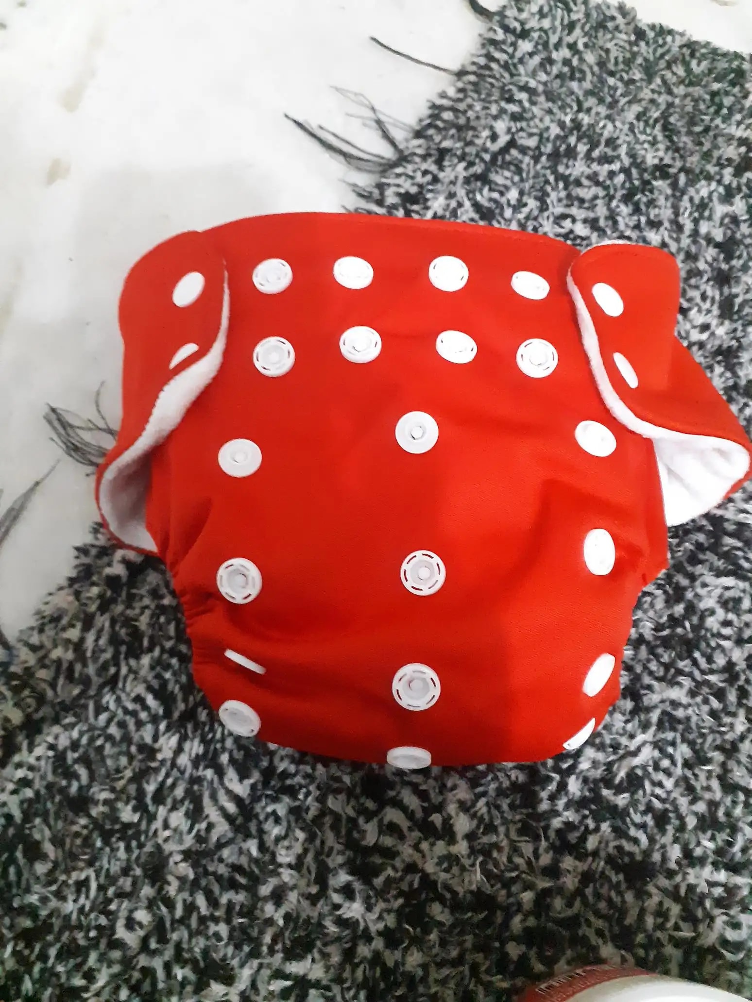 Adjustable Washable & Reusable Cloth Diaper With Dry Feel, Absorbent Insert Pad (3M-3Y) | Oeko-Tex Certified | Prevents Rashes - Assorted Colors - Pack of 4
