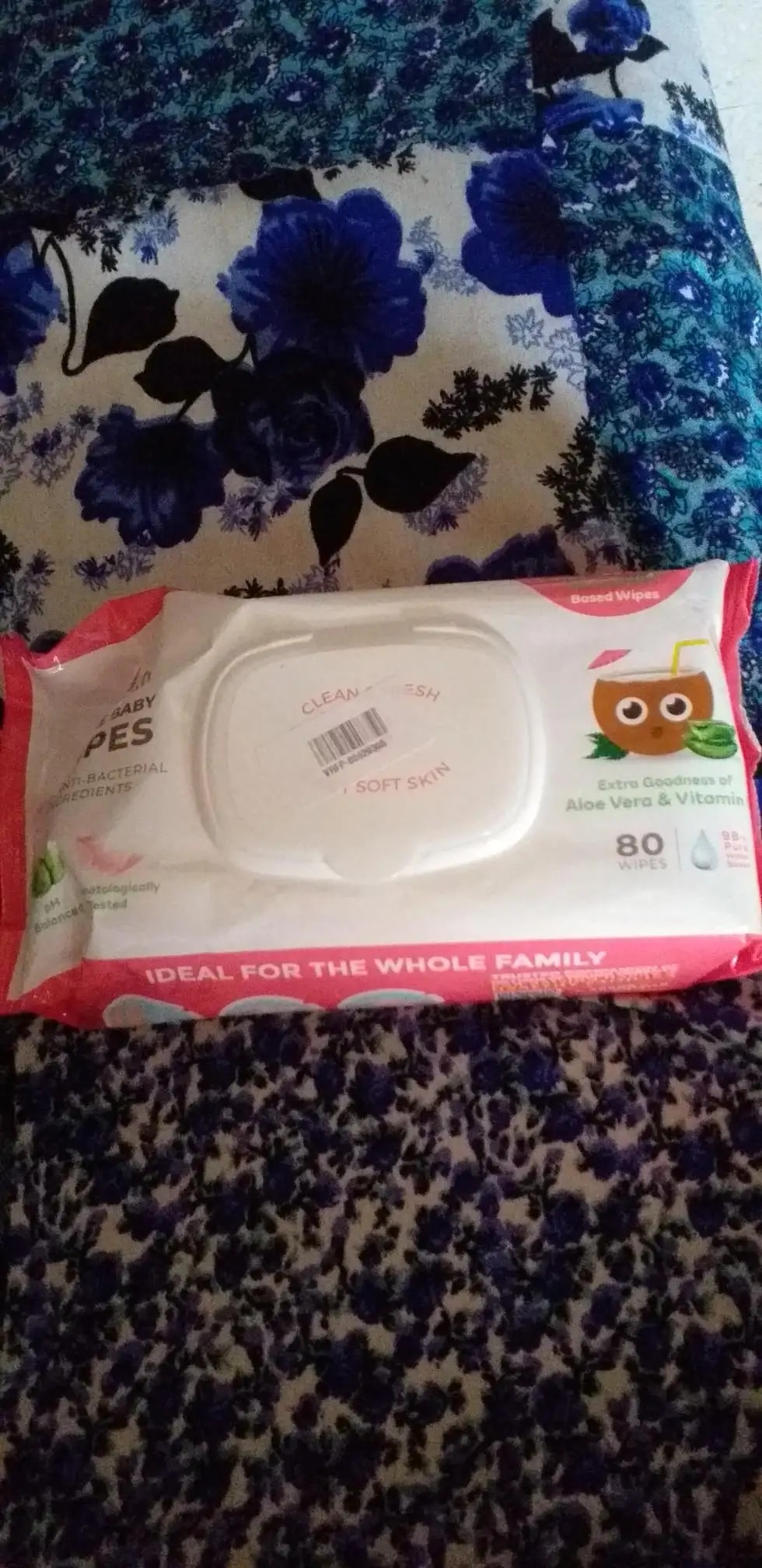 Gentle Baby Wipes With Lid - Organic Coconut Oil, Neem, Aloe Vera and Vitamin E | 98% Pure Water | Dermatologically Tested (Pack of 3) - 72 Wipes Per Pack