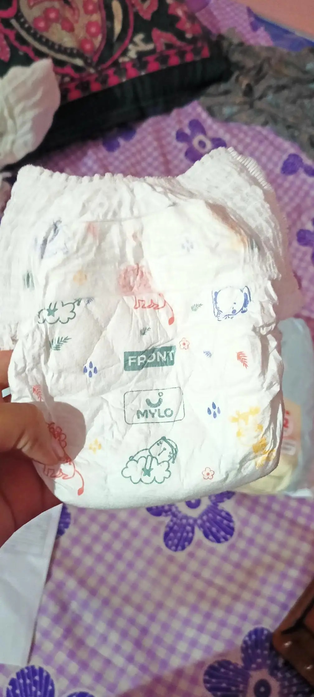 Baby Diaper Pants Small (S) Size 4-8 kgs (42 count) Leak Proof | Lightweight | Rash Free | 12 Hours Protection | ADL Technology (Pack of 1)