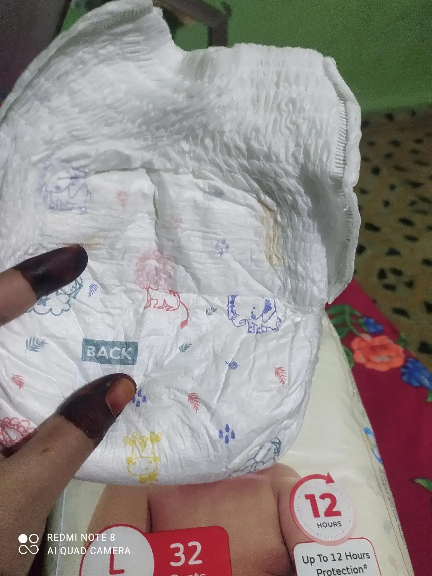 Baby Diaper Pants Small (S) Size 4-8 kgs (42 count) Leak Proof | Lightweight | Rash Free | 12 Hours Protection | ADL Technology (Pack of 1)