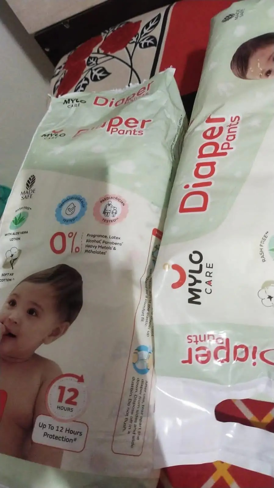 Baby Diaper Pants Small (S) Size 4-8 kgs (42 count) Leak Proof | Lightweight | Rash Free | 12 Hours Protection | ADL Technology (Pack of 1)