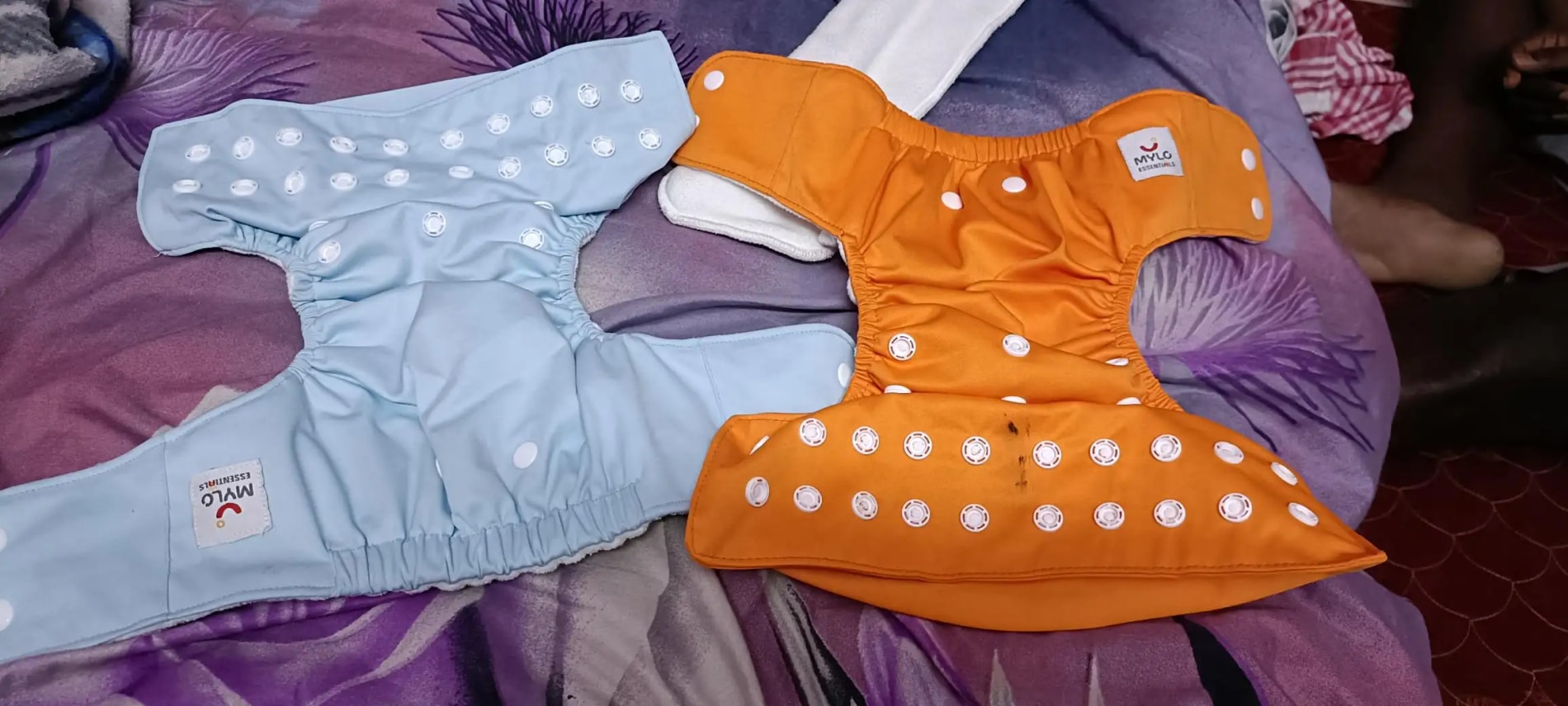 Adjustable Washable & Reusable Cloth Diaper With Dry Feel, Absorbent Insert Pad (3M-3Y) | Oeko-Tex Certified | Prevents Rashes - Assorted Colors - Pack of 4