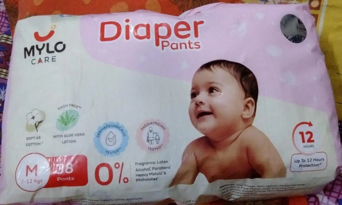 Baby Diaper Pants Small (S) Size 4-8 kgs (42 count) Leak Proof | Lightweight | Rash Free | 12 Hours Protection | ADL Technology (Pack of 1)