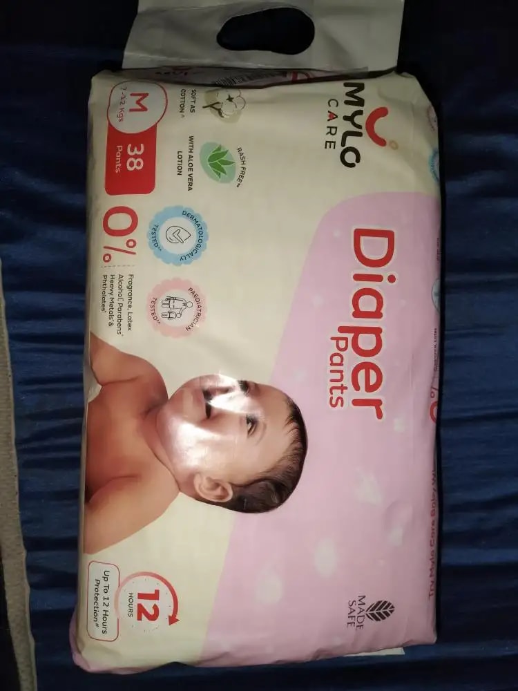 Baby Diaper Pants Small (S) Size 4-8 kgs (42 count) Leak Proof | Lightweight | Rash Free | 12 Hours Protection | ADL Technology (Pack of 1)