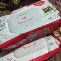 Gentle Baby Wipes With Lid - Organic Coconut Oil, Neem, Aloe Vera and Vitamin E | 98% Pure Water | Dermatologically Tested (Pack of 3) - 72 Wipes Per Pack