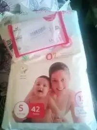 Baby Diaper Pants Small (S) Size 4-8 kgs (42 count) Leak Proof | Lightweight | Rash Free | 12 Hours Protection | ADL Technology (Pack of 1)