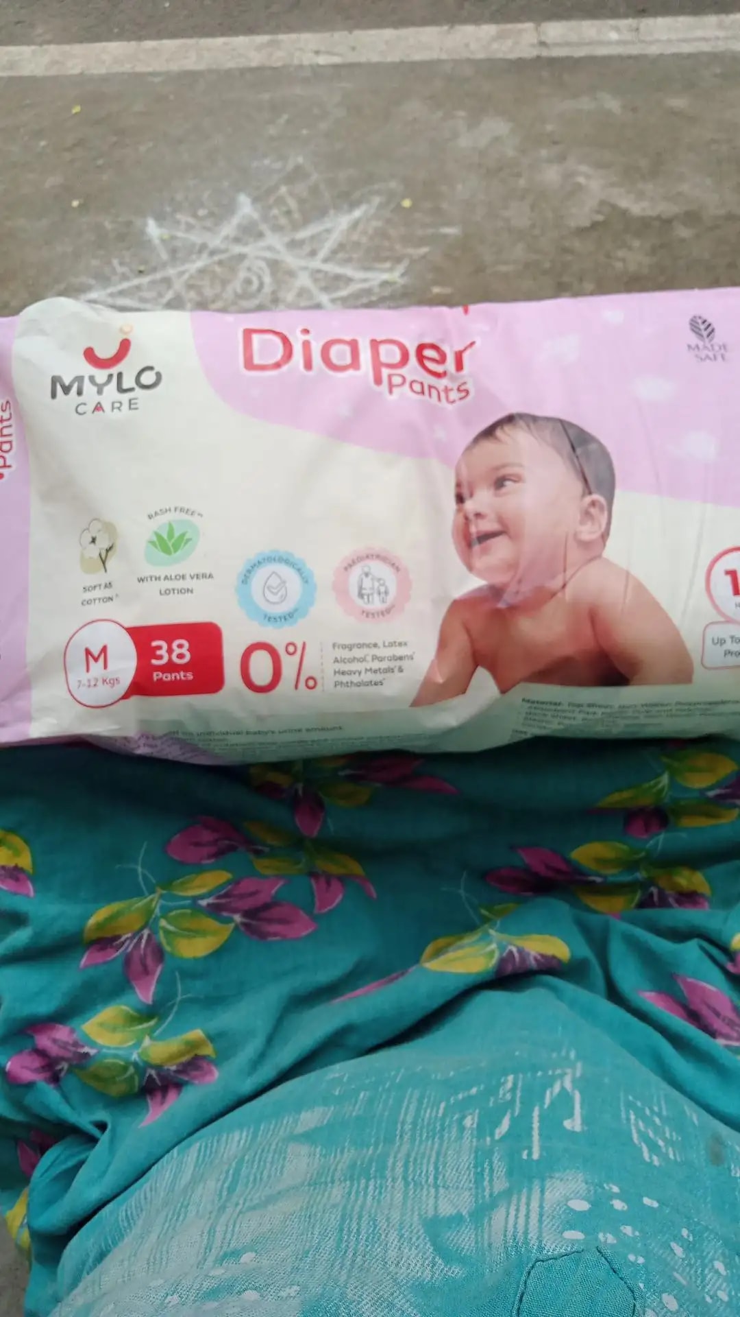 Baby Diaper Pants Small (S) Size 4-8 kgs (42 count) Leak Proof | Lightweight | Rash Free | 12 Hours Protection | ADL Technology (Pack of 1)