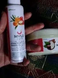 Stretch Marks Kit - Removes Scars | Made with Natural Ingredients | Tightens Skin - (Stretch Mark Oil - 100 ml, Stretch Marks Cream - 100ml)