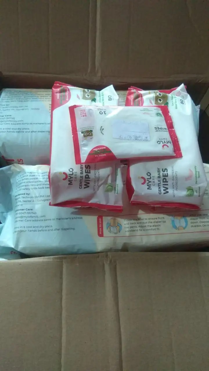 Super Saver Combo - Baby Diaper Pants Medium (M) 7-8 kgs - (76 count) Leak Proof + Extra Virgin Coconut Oil (200ml)