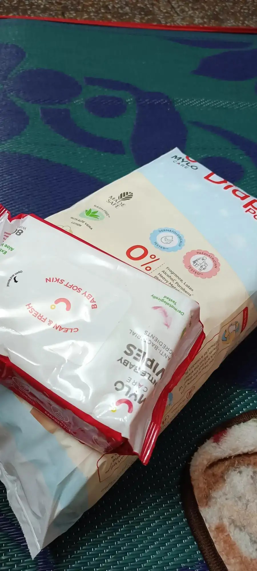 Super Saver Combo - Baby Diaper Pants Medium (M) 7-8 kgs - (76 count) Leak Proof + Extra Virgin Coconut Oil (200ml)