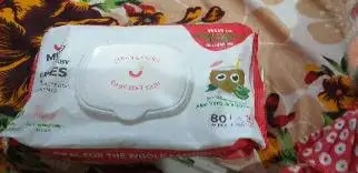 Gentle Baby Wipes With Lid - Organic Coconut Oil, Neem, Aloe Vera and Vitamin E | 98% Pure Water | Dermatologically Tested (Pack of 3) - 72 Wipes Per Pack