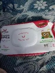 Gentle Baby Wipes With Lid - Organic Coconut Oil, Neem, Aloe Vera and Vitamin E | 98% Pure Water | Dermatologically Tested (Pack of 3) - 72 Wipes Per Pack