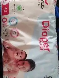 Baby Diaper Pants Small (S) Size 4-8 kgs (42 count) Leak Proof | Lightweight | Rash Free | 12 Hours Protection | ADL Technology (Pack of 1)