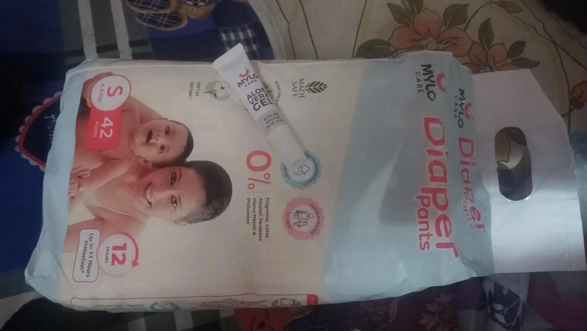 Baby Diaper Pants Small (S) Size 4-8 kgs (42 count) Leak Proof | Lightweight | Rash Free | 12 Hours Protection | ADL Technology (Pack of 1)