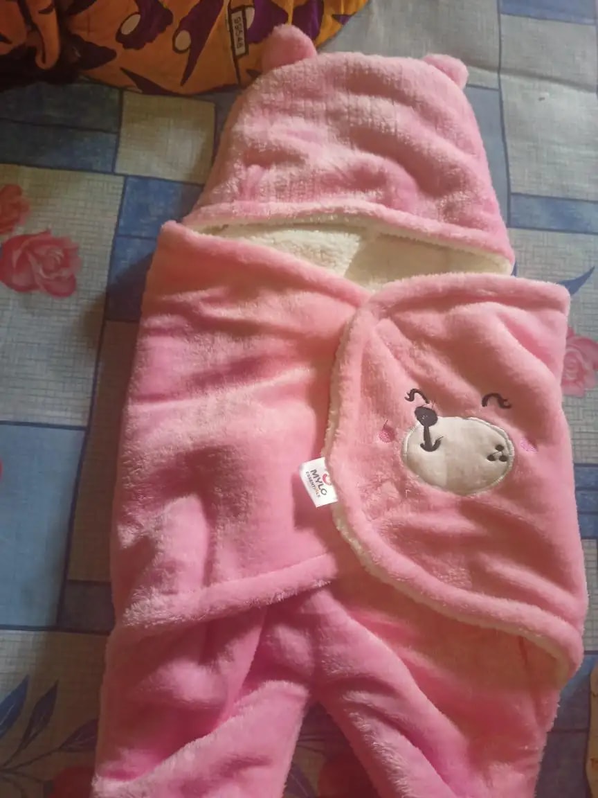 Baby Wrapper for New Born | Baby Swaddling Wrapper | 4-in-1 All Season AC Blanket cum Sleeping Bag for Baby 0-6 Months - Light Pink & Mint Green