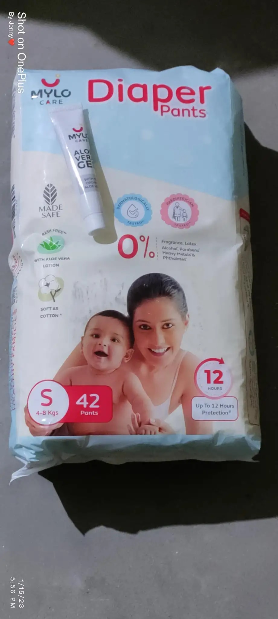 Baby Diaper Pants Small (S) Size 4-8 kgs (42 count) Leak Proof | Lightweight | Rash Free | 12 Hours Protection | ADL Technology (Pack of 1)