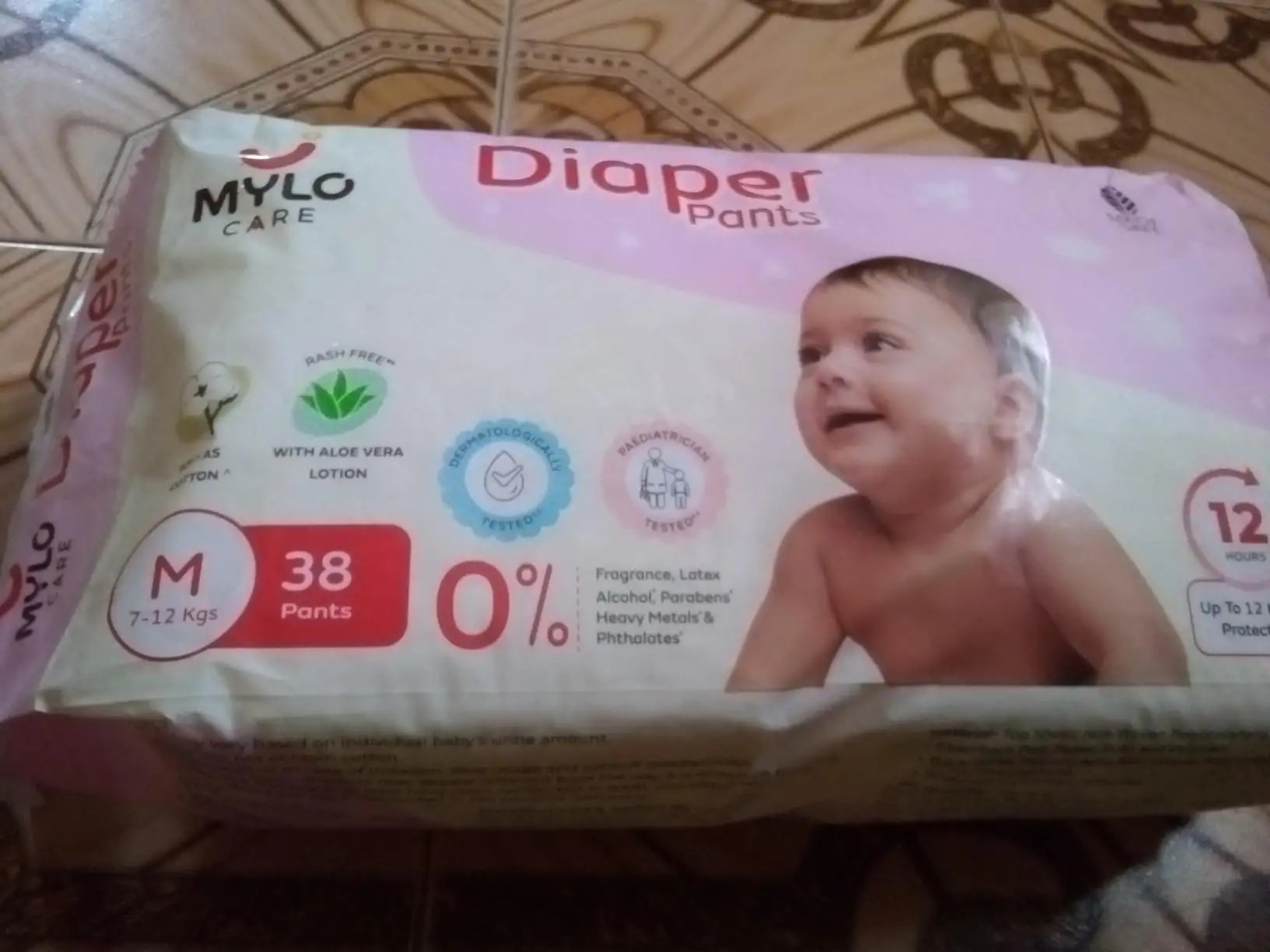 Baby Diaper Pants Small (S) Size 4-8 kgs (42 count) Leak Proof | Lightweight | Rash Free | 12 Hours Protection | ADL Technology (Pack of 1)