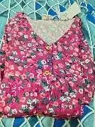 Maternity Dresses For Women with Both Side Zipper For Easy Feeding | Adjustable Belt for Growing Belly | Maxi Dress | Little Hearts - Sea Green | L