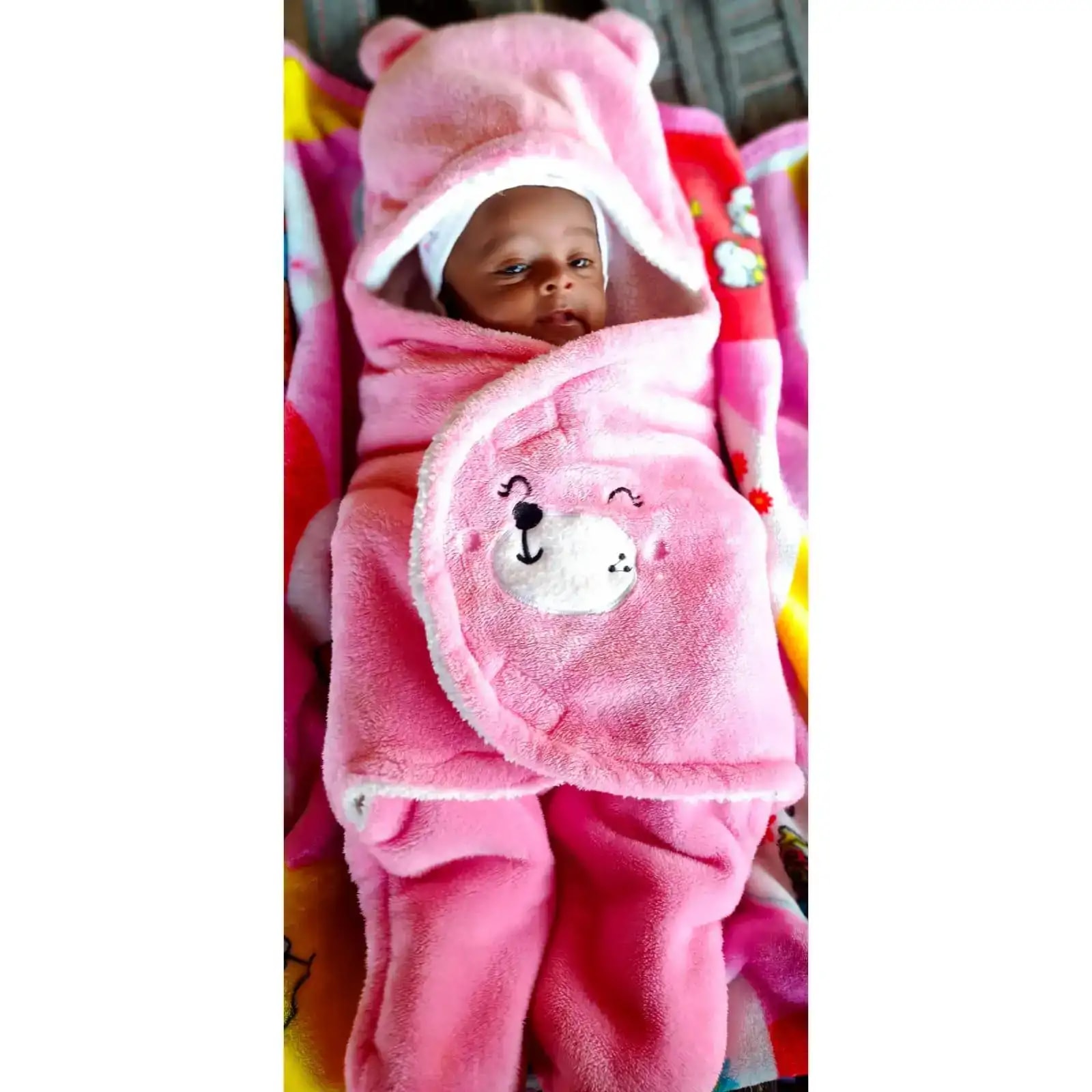 Baby Wrapper for New Born | Baby Swaddling Wrapper | 4-in-1 All Season AC Blanket cum Sleeping Bag for Baby 0-6 Months - Light Pink & Mint Green