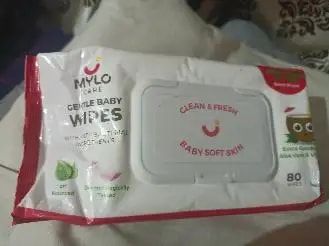 Gentle Baby Wipes With Lid - Organic Coconut Oil, Neem, Aloe Vera and Vitamin E | 98% Pure Water | Dermatologically Tested (Pack of 3) - 72 Wipes Per Pack