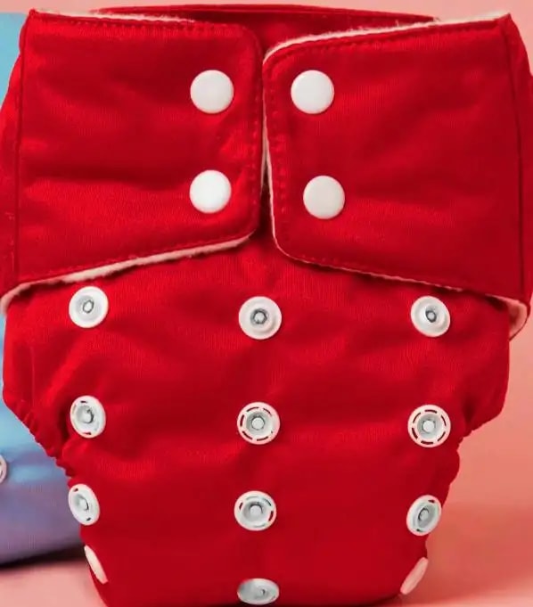 Adjustable Washable & Reusable Cloth Diaper With Dry Feel, Absorbent Insert Pad (3M-3Y) | Oeko-Tex Certified | Prevents Rashes - Assorted Colors - Pack of 4