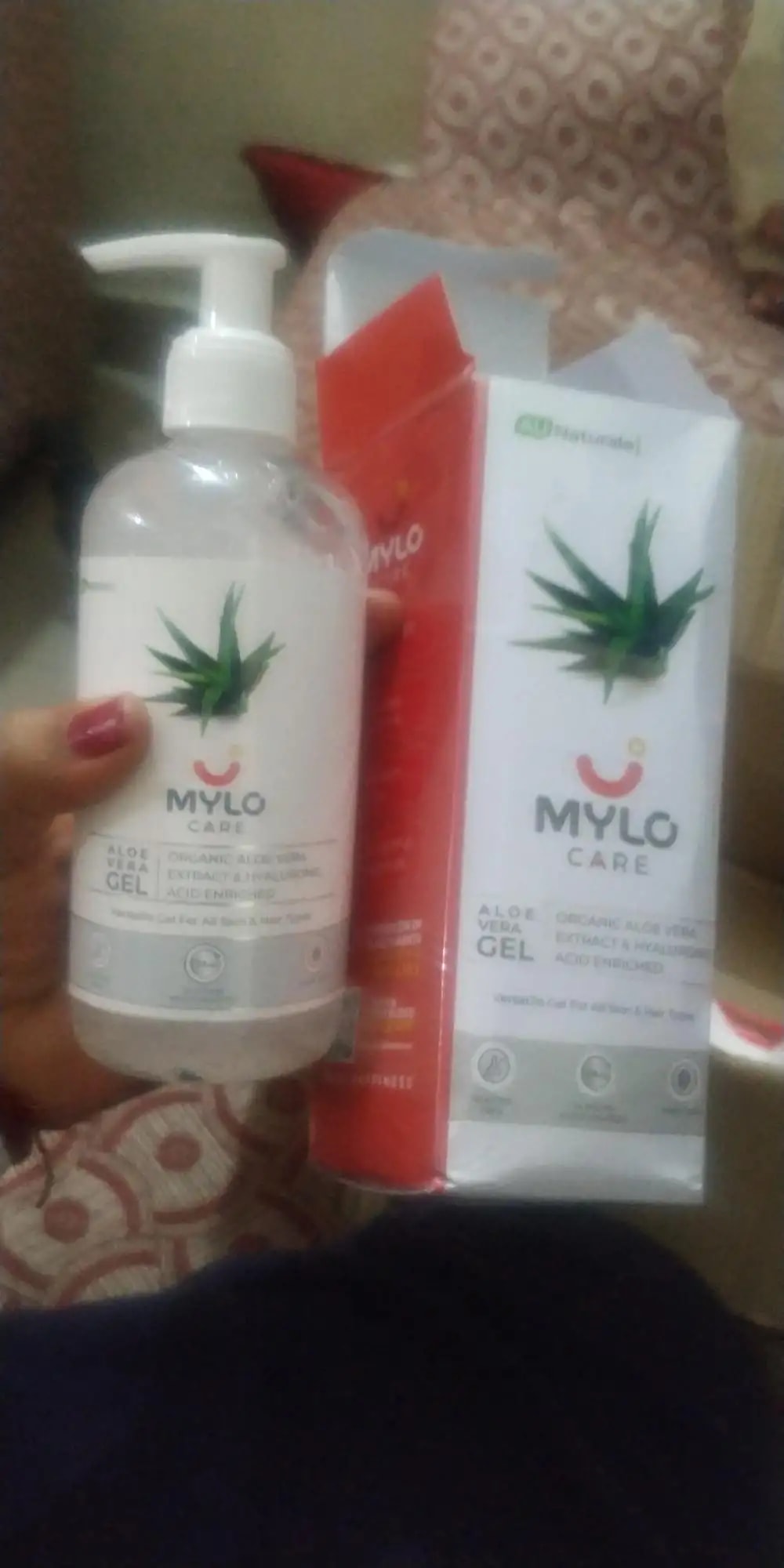 Aloe Vera Gel with 99% Organic Aloe Vera | Nurtures Skin & Hair | Reduces Suntan | Soothes Burns | Enhances Hair Resilience (300 ml)