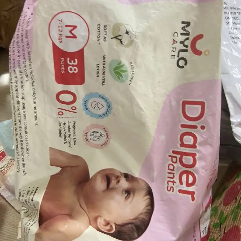 Baby Diaper Pants Small (S) Size 4-8 kgs (42 count) Leak Proof | Lightweight | Rash Free | 12 Hours Protection | ADL Technology (Pack of 1)