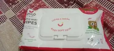 Gentle Baby Wipes With Lid - Organic Coconut Oil, Neem, Aloe Vera and Vitamin E | 98% Pure Water | Dermatologically Tested (Pack of 3) - 72 Wipes Per Pack