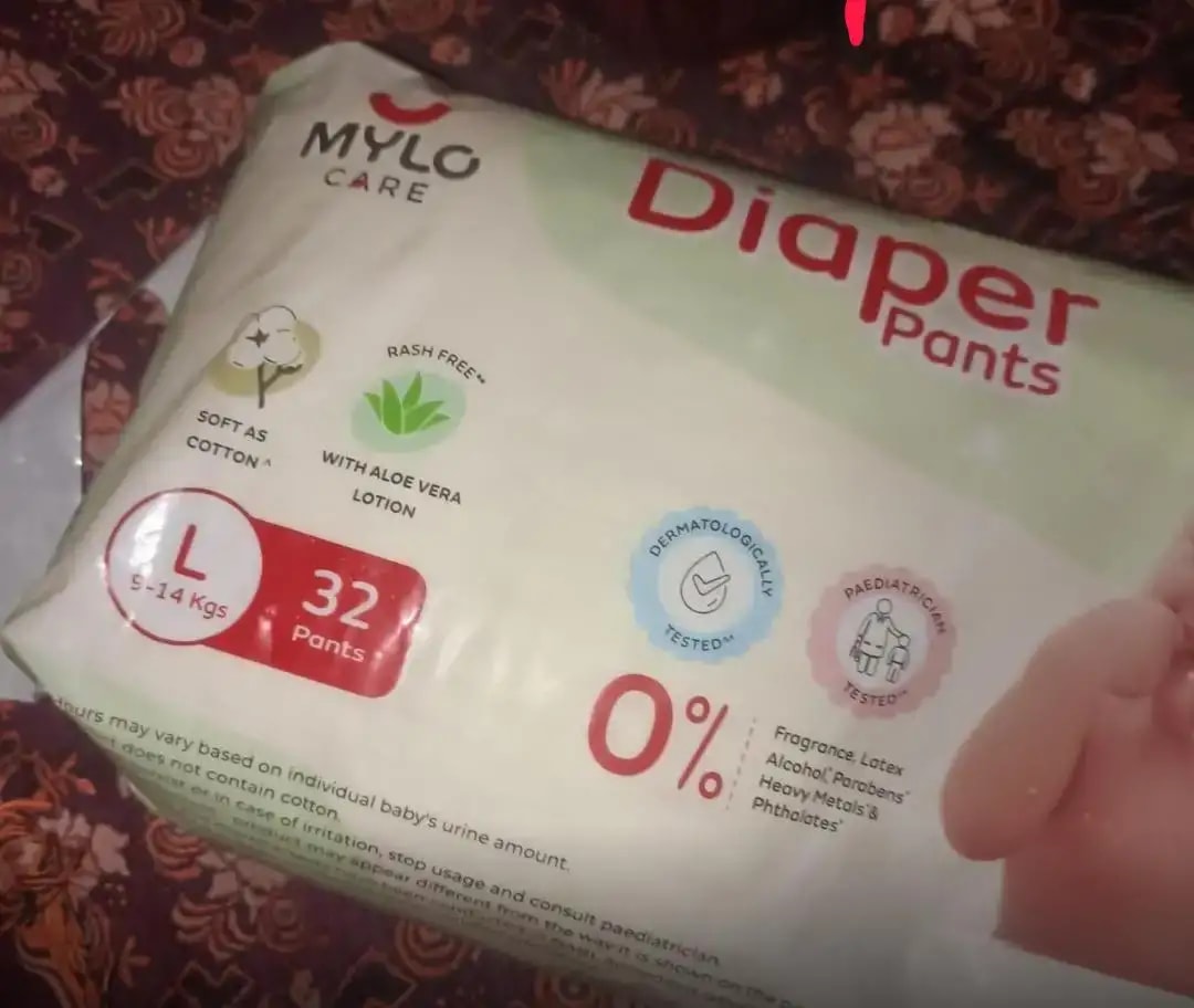 Baby Diaper Pants Small (S) Size 4-8 kgs (42 count) Leak Proof | Lightweight | Rash Free | 12 Hours Protection | ADL Technology (Pack of 1)
