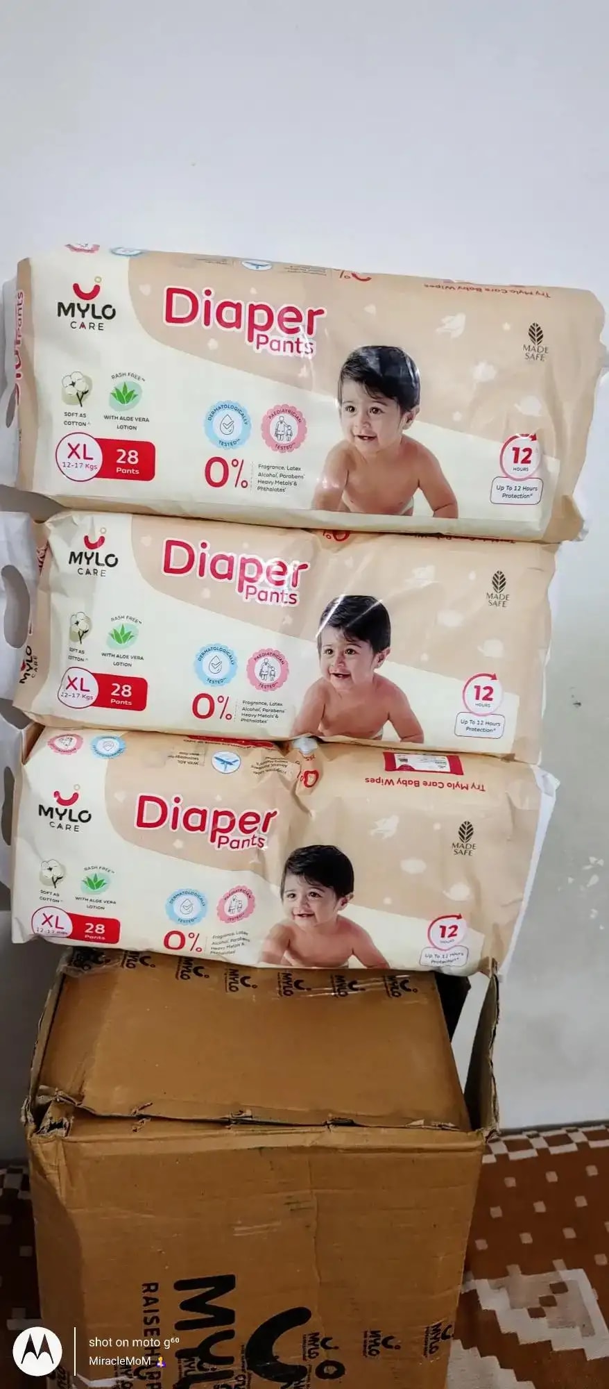 Baby Diaper Pants Small (S) Size 4-8 kgs (42 count) Leak Proof | Lightweight | Rash Free | 12 Hours Protection | ADL Technology (Pack of 1)