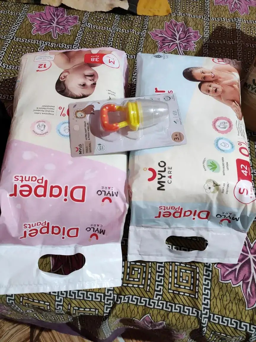 Baby Diaper Pants Small (S) Size 4-8 kgs (42 count) Leak Proof | Lightweight | Rash Free | 12 Hours Protection | ADL Technology (Pack of 1)